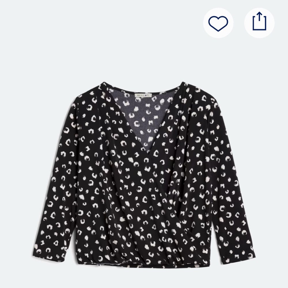 Beacon Eshe Surplice Knit Top